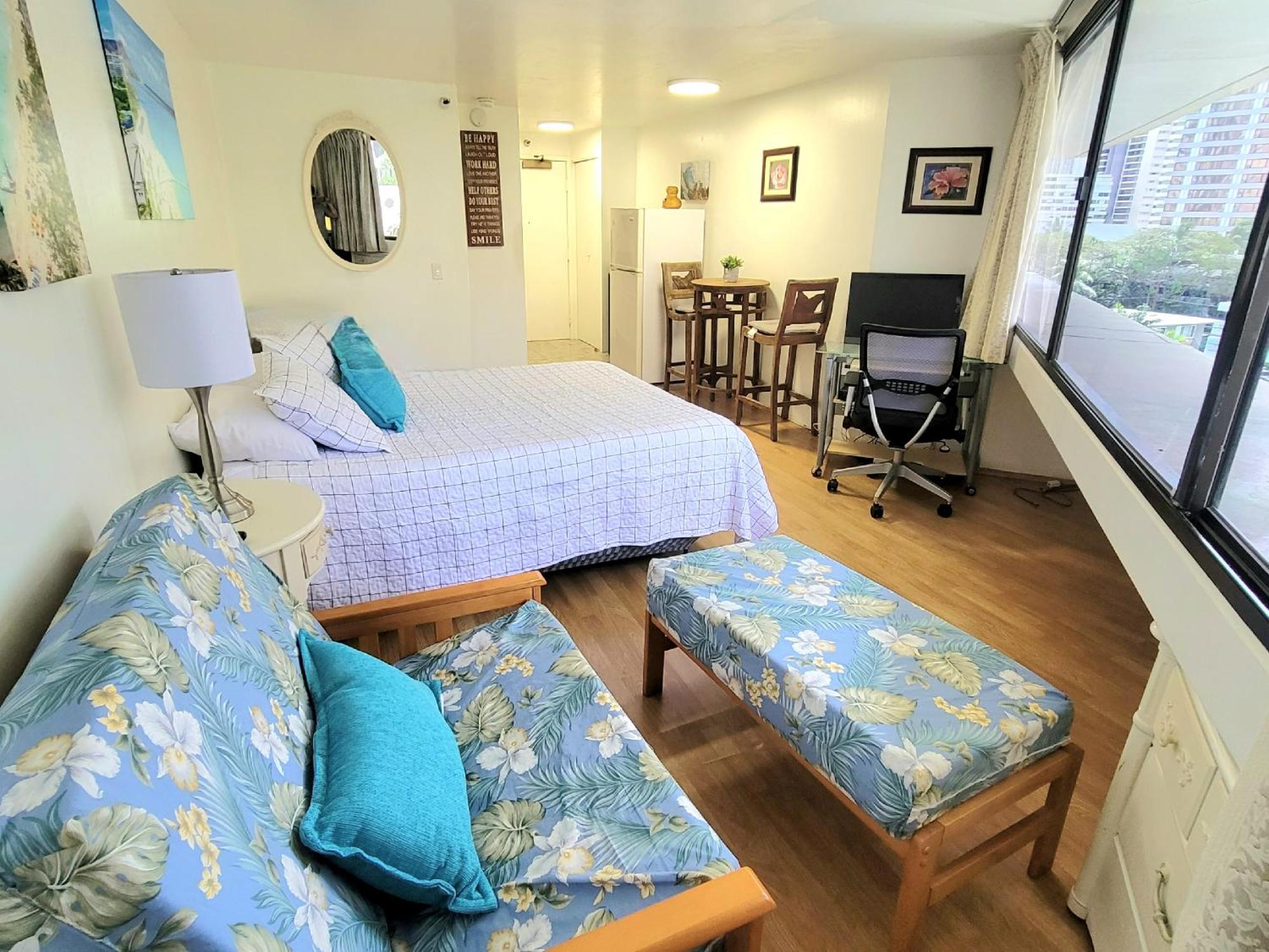 Waikiki Studio Steps To Beach-Mall Free Parking-Wifi Honolulu Cameră foto